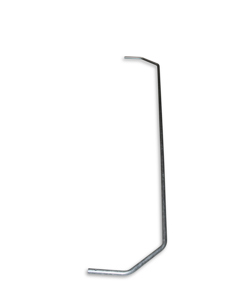 Curtain tube 45° 1/2"x2375 f/manure curtain MB drive IW=2225